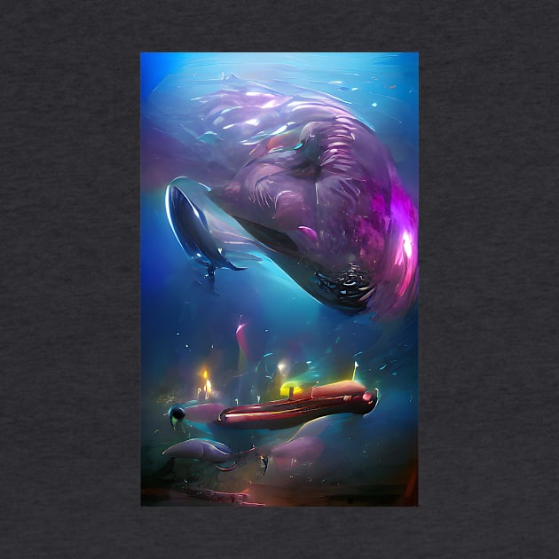 Deep Sea Monsters and Submarine by Banditec